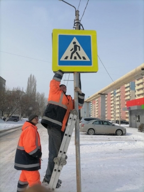 ​На улицах Ахтубинска продолжаются дорожные работы