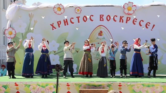 ​Православные ахтубинцы встретили Светлое Христово Воскресение