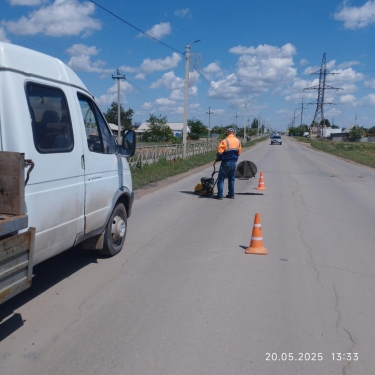 ​В Ахтубинске продолжаются дорожные работы