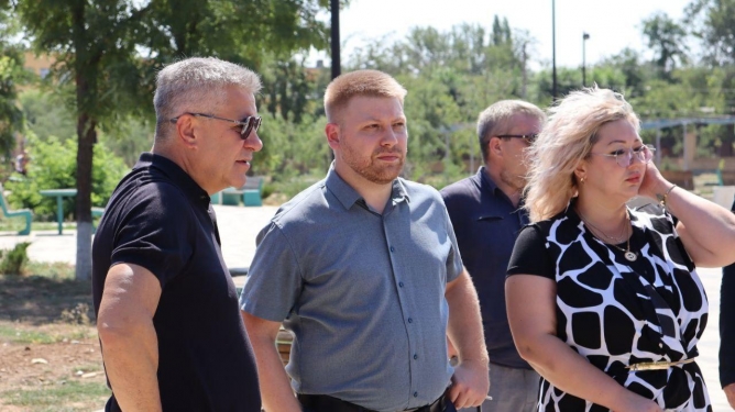 Ахтубинск с рабочим визитом посетил заместитель председателя Правительства Астраханской области Михаил Богомолов.
