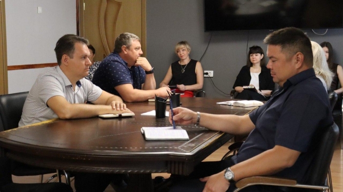 ​В кабинете главы города состоялась очередная планерка