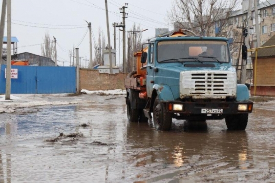 В Ахтубинске продолжается устранение последствий изменения погодных условий